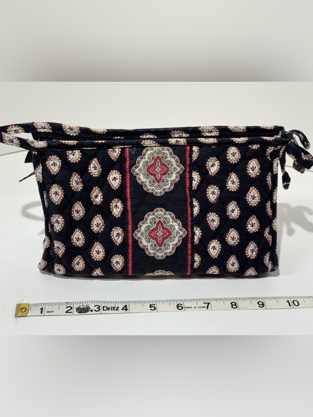 *Retired* Vera Bradley in “Classic Black” Large Accessory Bag